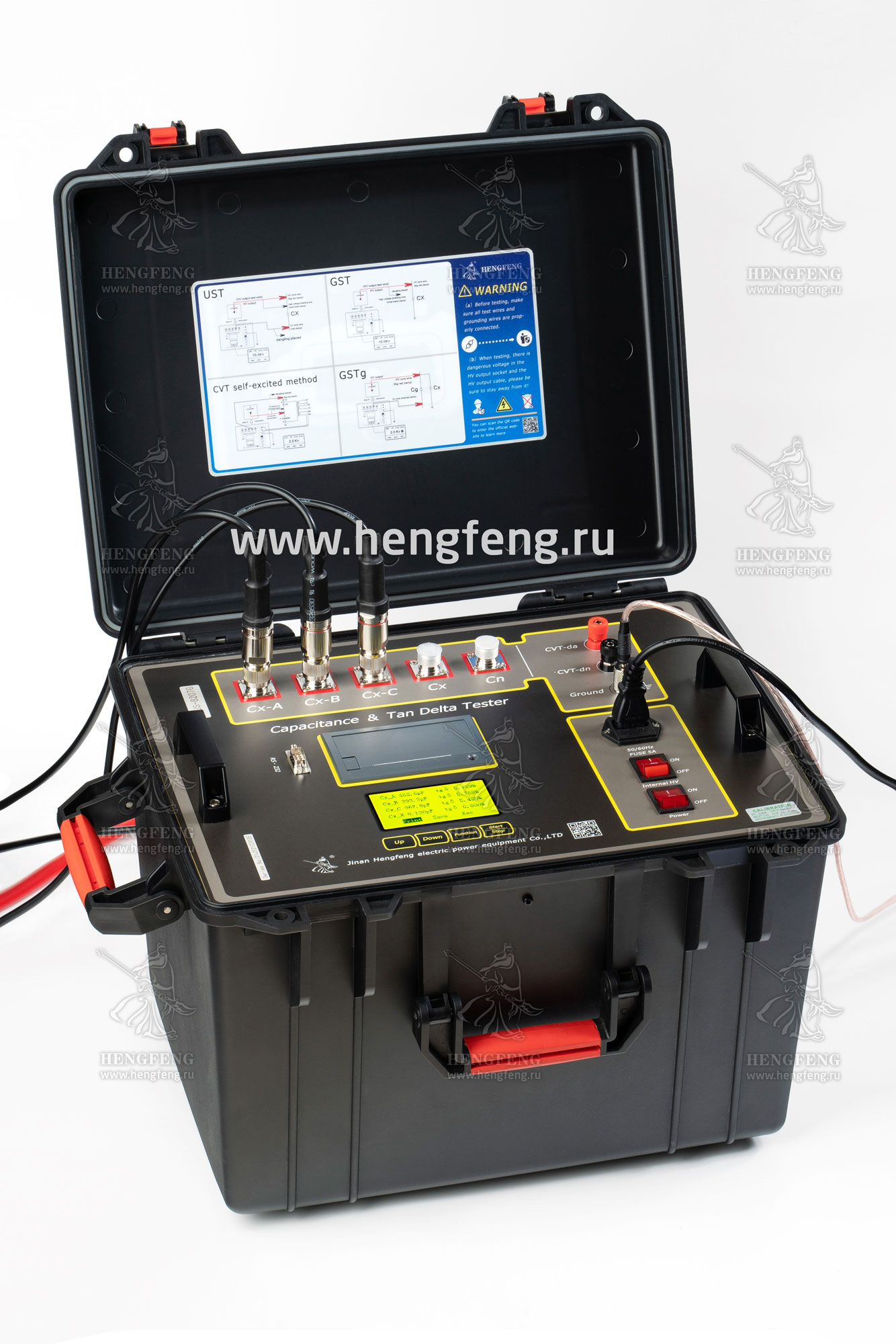 HFJS-8007G измеритель тангенса угла диэлектрических потерь и электрической ёмкости Hengfeng