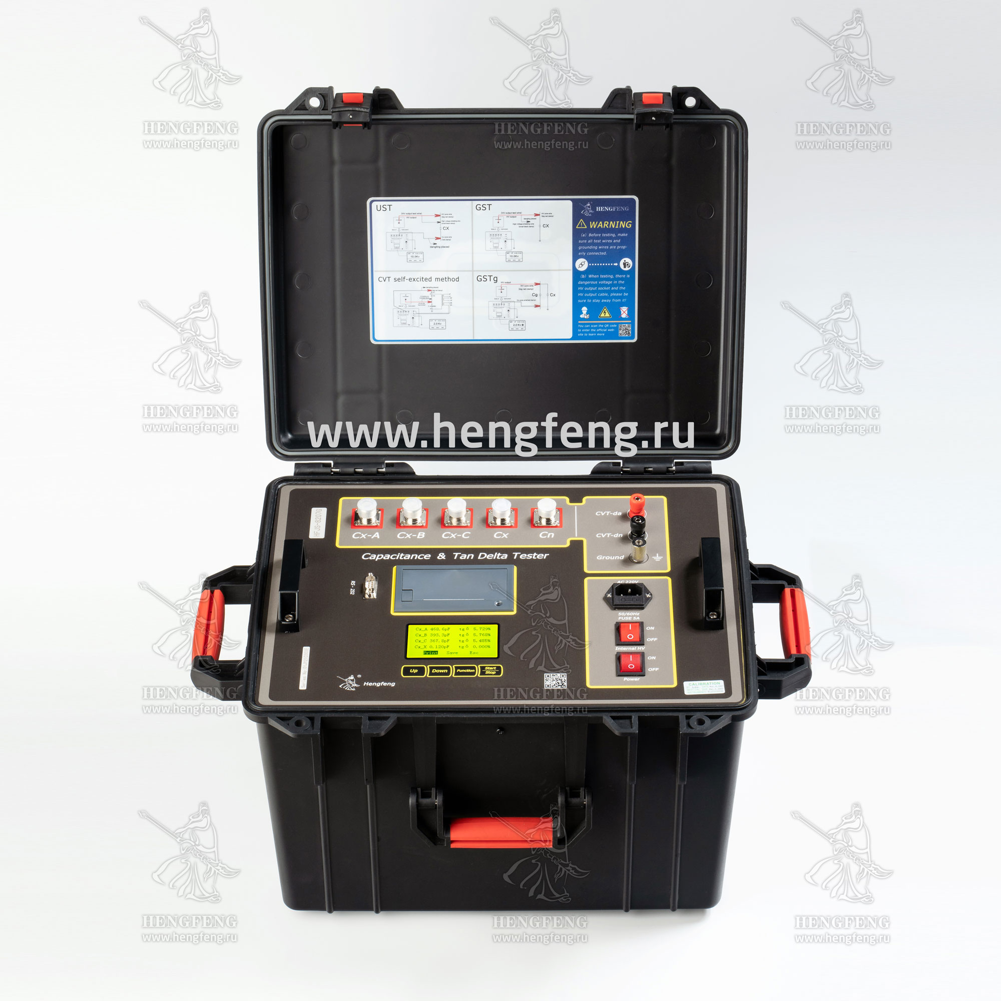 HFJS-8007G измеритель тангенса угла диэлектрических потерь и электрической ёмкости Hengfeng